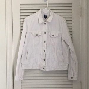 White Gap Denim Jean Jacket